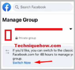 switch now on fb group