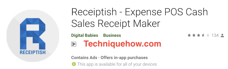 create receipts app