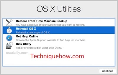 mac boots to prohibitory sign mac os utilities screen