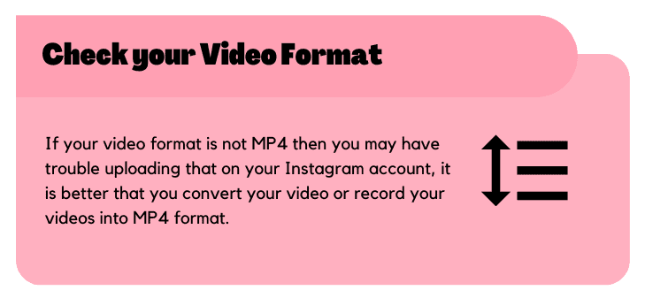 Check your Video Format
