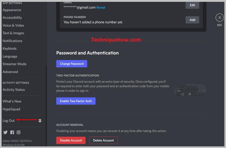 How To Log Out Of Discord Mobile - TechniqueHow